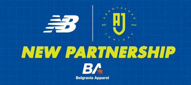 A new partnership between Abbotsford Juniors Football Club, New Balance and Belgravia Apparel is announced