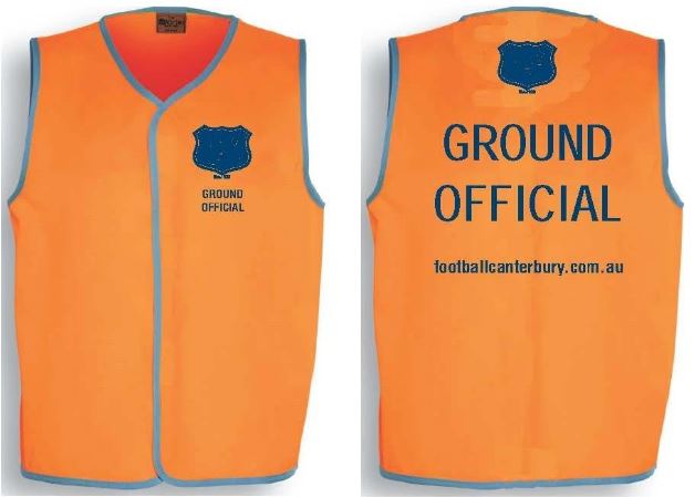CDSFA Ground Official Vests